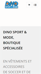 Mobile Screenshot of dinosportetmode.com