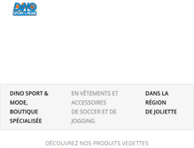 Tablet Screenshot of dinosportetmode.com